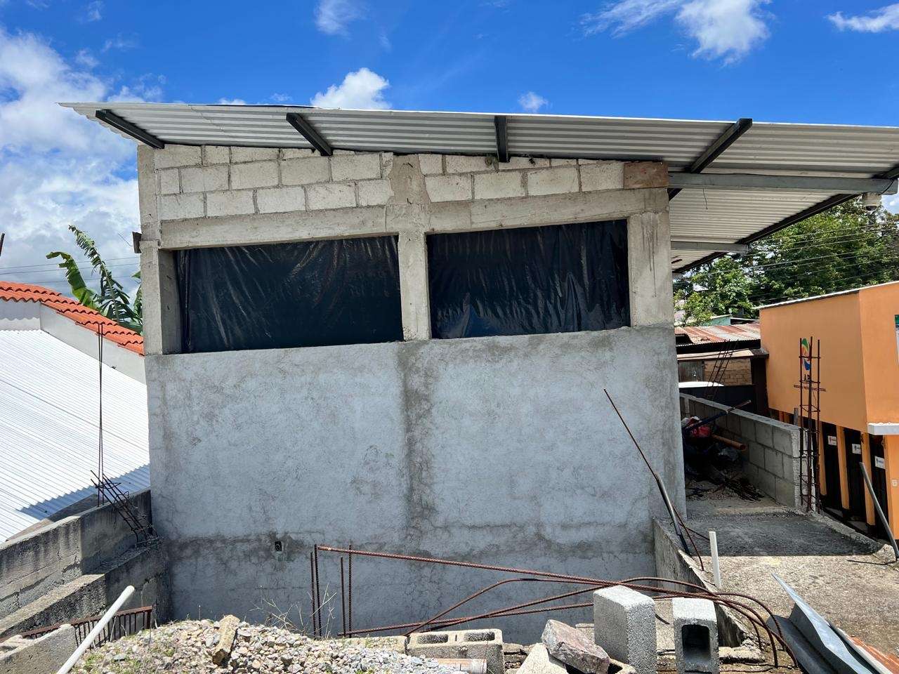 We still need to complete the walls and ac