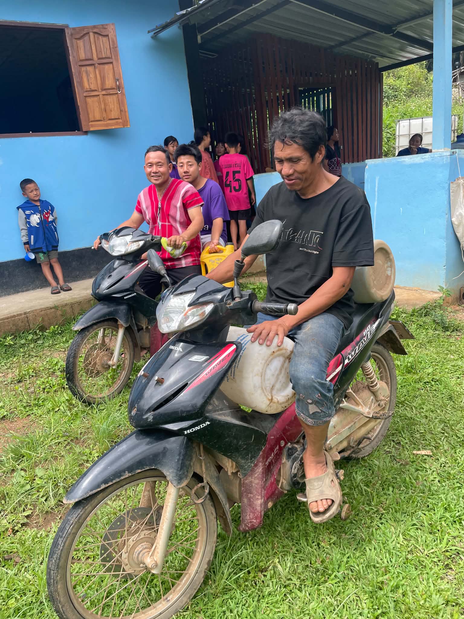 Transporting water for use in the home of the child's guardian.