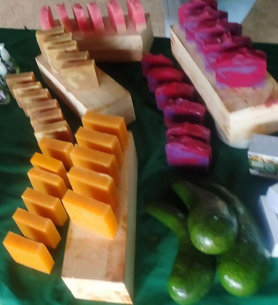 Processed avocados are used to make soap.
