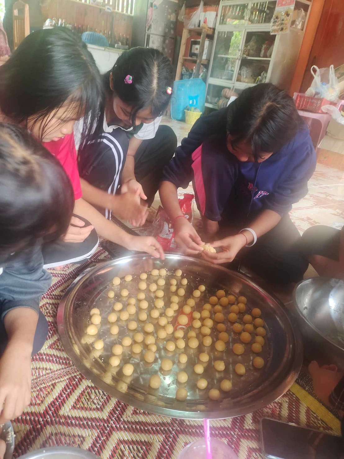 Children learn how to make and bake properly.