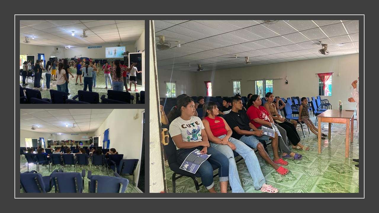 Health talk with participants.