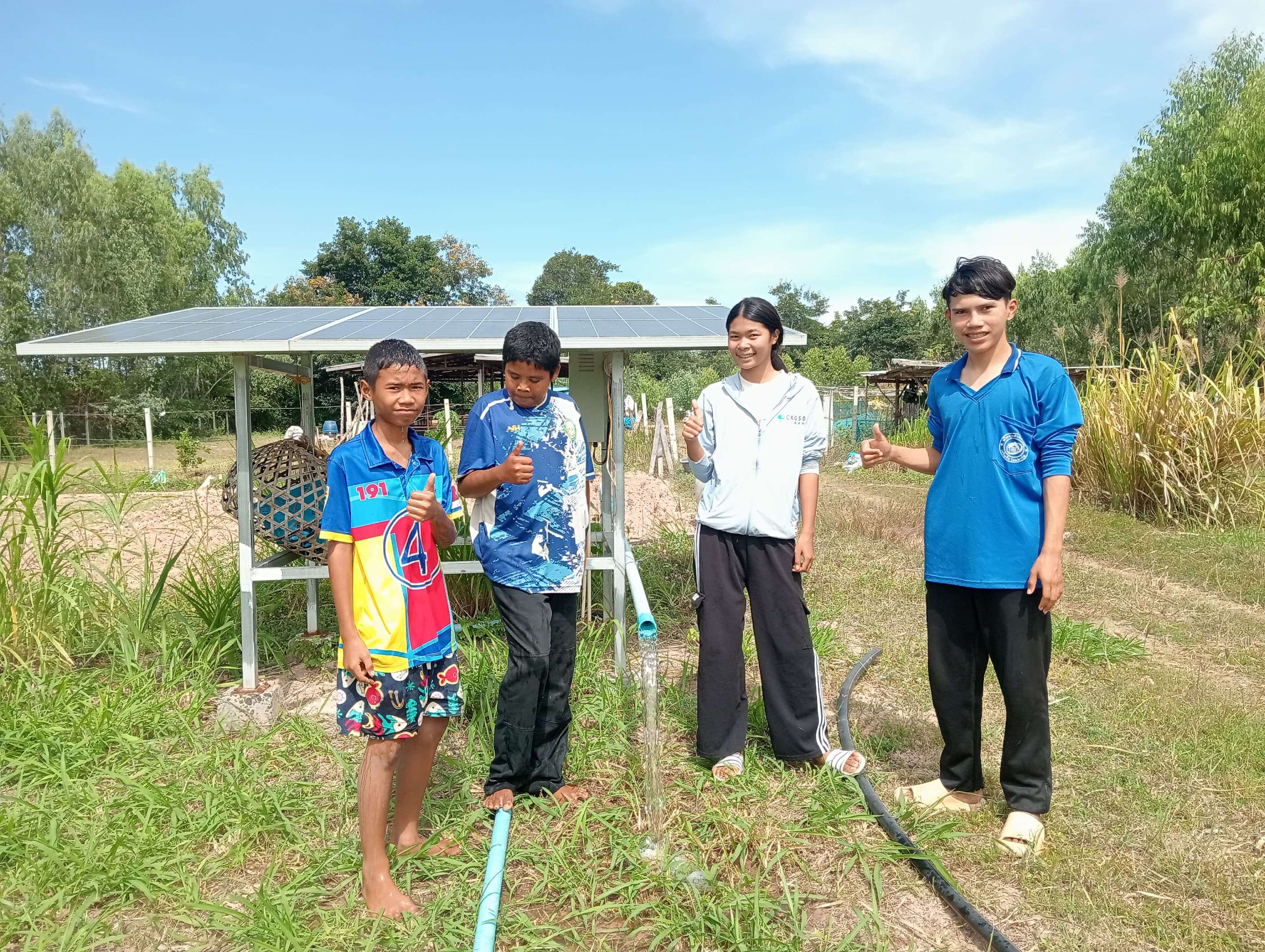 It's great that there's water.