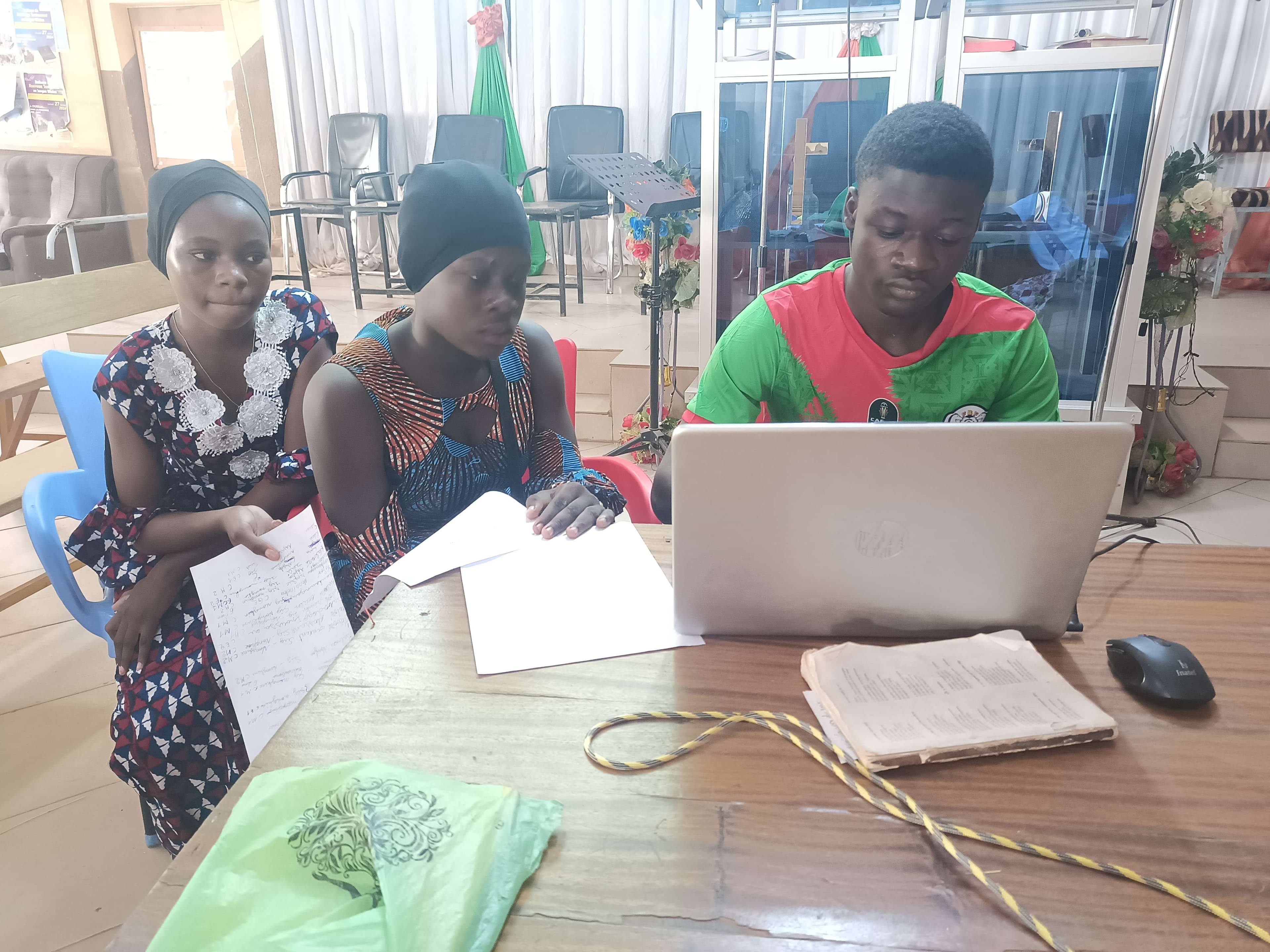 A working group after training