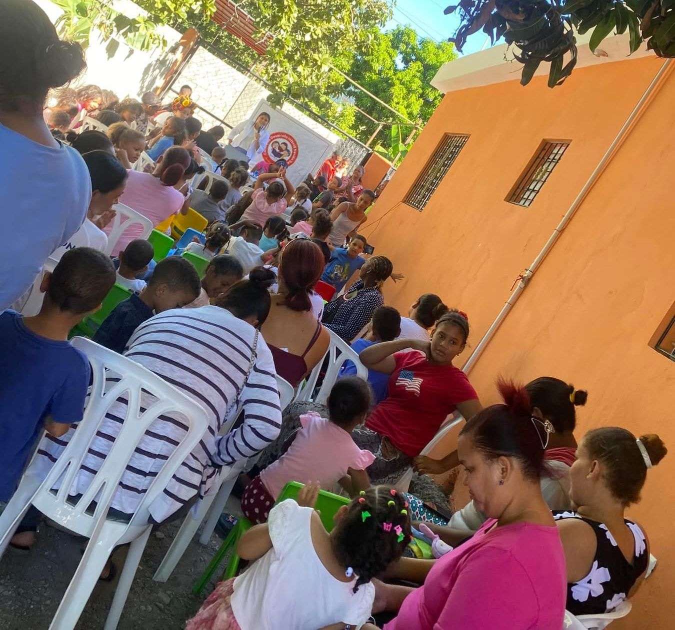 Boys and girls from our community and center.