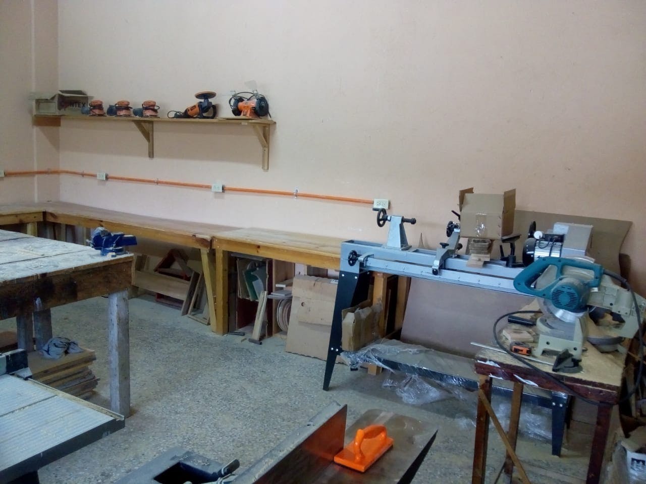 Completion of carpentry workshop